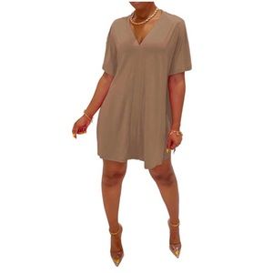 Light Brown Biker Short Set NWOT